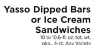 ShopRite Dipped bars or ice cream sandwiches offer