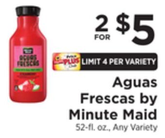 ShopRite Aguas frescas by minute maid offer