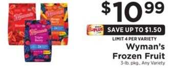 ShopRite Frozen fruit offer