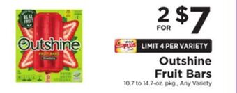 ShopRite Fruit bars offer