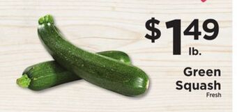 ShopRite Green squash offer
