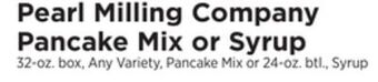 ShopRite Pancake mix or syrup offer