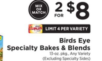 ShopRite Specialty bakes & blends offer