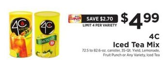 ShopRite Iced tea mix offer