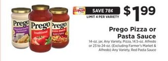 ShopRite Pizza or pasta sauce offer