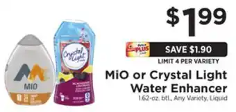 ShopRite Mio or crystal light water enhancer offer