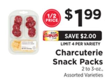 ShopRite Charcuterie snack packs offer