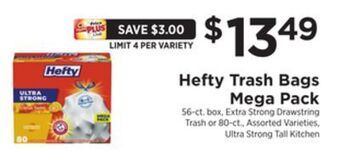 ShopRite Trash bags mega pack offer