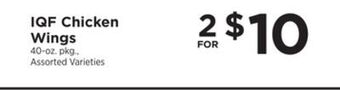 ShopRite Chicken wings offer