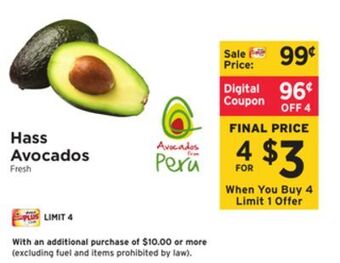 ShopRite Hass avocados offer