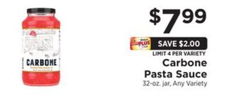 ShopRite Pasta sauce offer