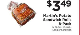 ShopRite Potato sandwich rolls 8-pack offer