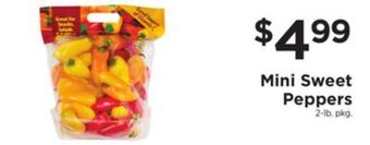 ShopRite Mini sweet peppers offer