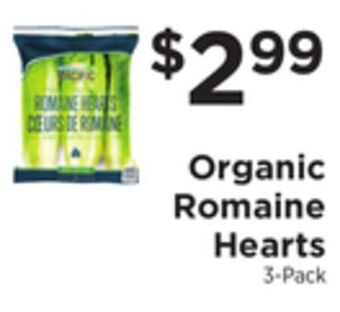 ShopRite Organic romaine hearts offer