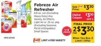 ShopRite Air freshener offer
