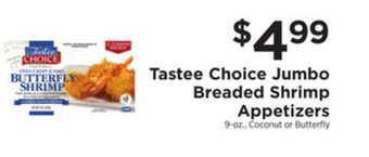 ShopRite Jumbo breaded shrimp appetizers offer