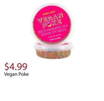 Trader Joe's Vegan poke offer