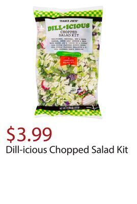 Trader Joe's Dill-icious chopped salad kit offer