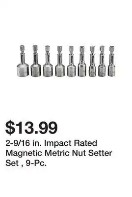 Harbor Freight Tools 2-9/16 in. impact rated magnetic metric nut setter set , 9-pc. offer