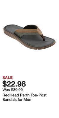 Cabela's Redhead perth toe-post sandals for men offer