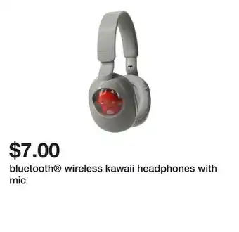 Five Below Bluetooth® wireless kawaii headphones with mic offer