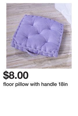 Five Below Floor pillow with handle 18in offer