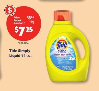 Family Dollar Tide simply liquid offer