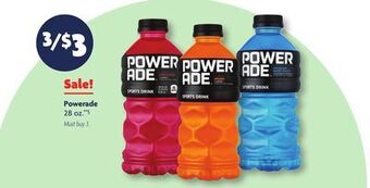 Family Dollar Powerade offer