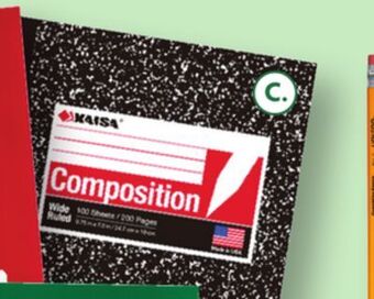 Family Dollar Composition book offer