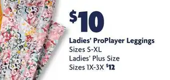 Family Dollar Proplayer leggings offer