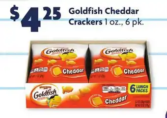 Family Dollar Goldfish cheddar crackers offer