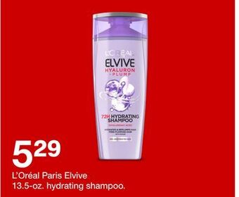 Target L' oréal paris elvive 13.5-oz. hydrating shampoo offer