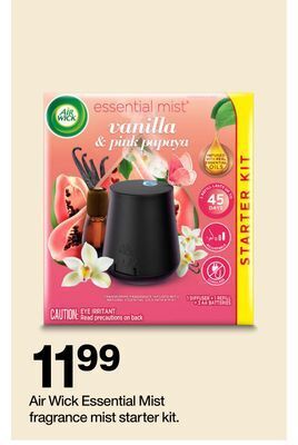 Target Air wick essential mist fragrance mist starter kit offer
