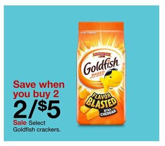 Target Select goldfish crackers offer