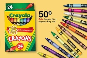 Target Crayola 24-ct. crayons* offer