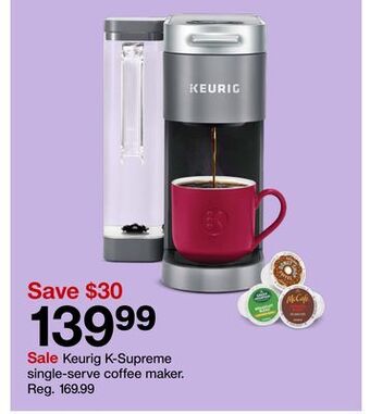 Target Keurig k-supreme single-serve coffee maker offer