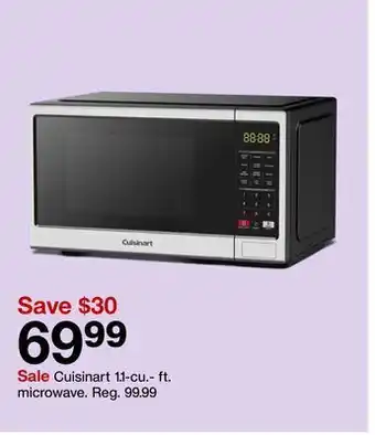 Target Cuisinart 1.1-cu.-ft. microwave offer
