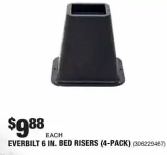 The Home Depot Everbilt 6 In. Bed Risers offer