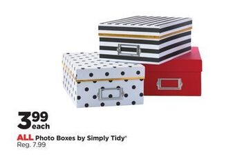 Michaels All photo boxes by simply tidy® offer