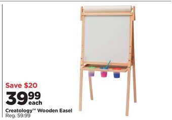 Michaels Creatology™ wooden easel offer
