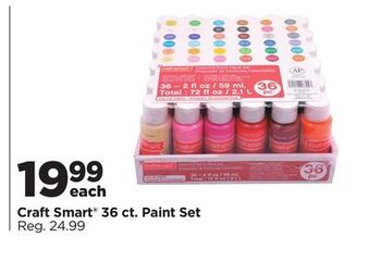 Michaels Craft smart® 36 ct. paint set offer
