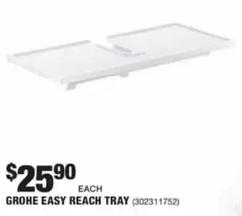 The Home Depot Grohe Easy ReacH Tray offer