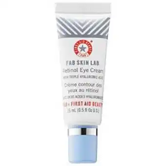 Kohl's First aid beauty fab skin lab retinol eye cream with triple hyaluronic acid offer