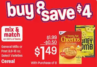 Ridleys Family Markets Cereal offer