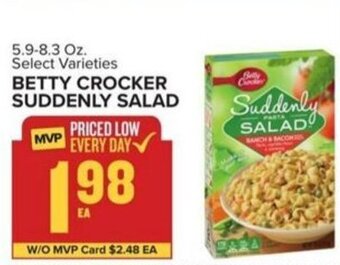 Food Lion 5.9-8.3 Oz. Select Varieties Betty Crocker Suddenly Salad offer
