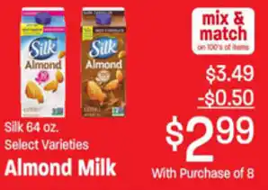 Ridleys Family Markets Almond Milk 64 oz offer
