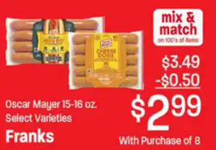 Ridleys Family Markets Franks offer