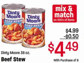 Ridleys Family Markets Dinty Moore 38 oz Beef Stew offer