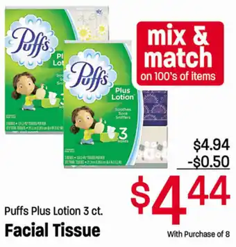 Ridleys Family Markets Puffs Facial Tissue offer