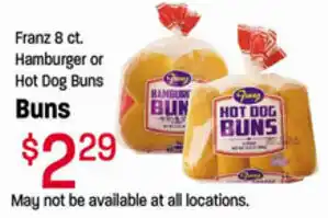 Ridleys Family Markets Hamburger Or Hot Dog Buns offer